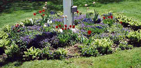 Ameican Legion Flagpole Garden