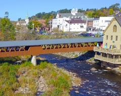 Covered Pedestrian Bridge over the Ammonoosuc River