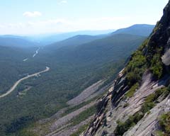 View from Profile Ledge on Cannon Mountain